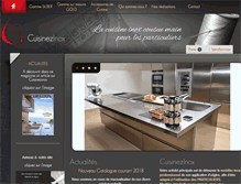 Tablet Screenshot of cuisinezinox.com
